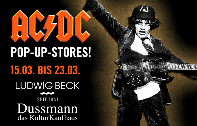 AC/DC - Popup-Stores