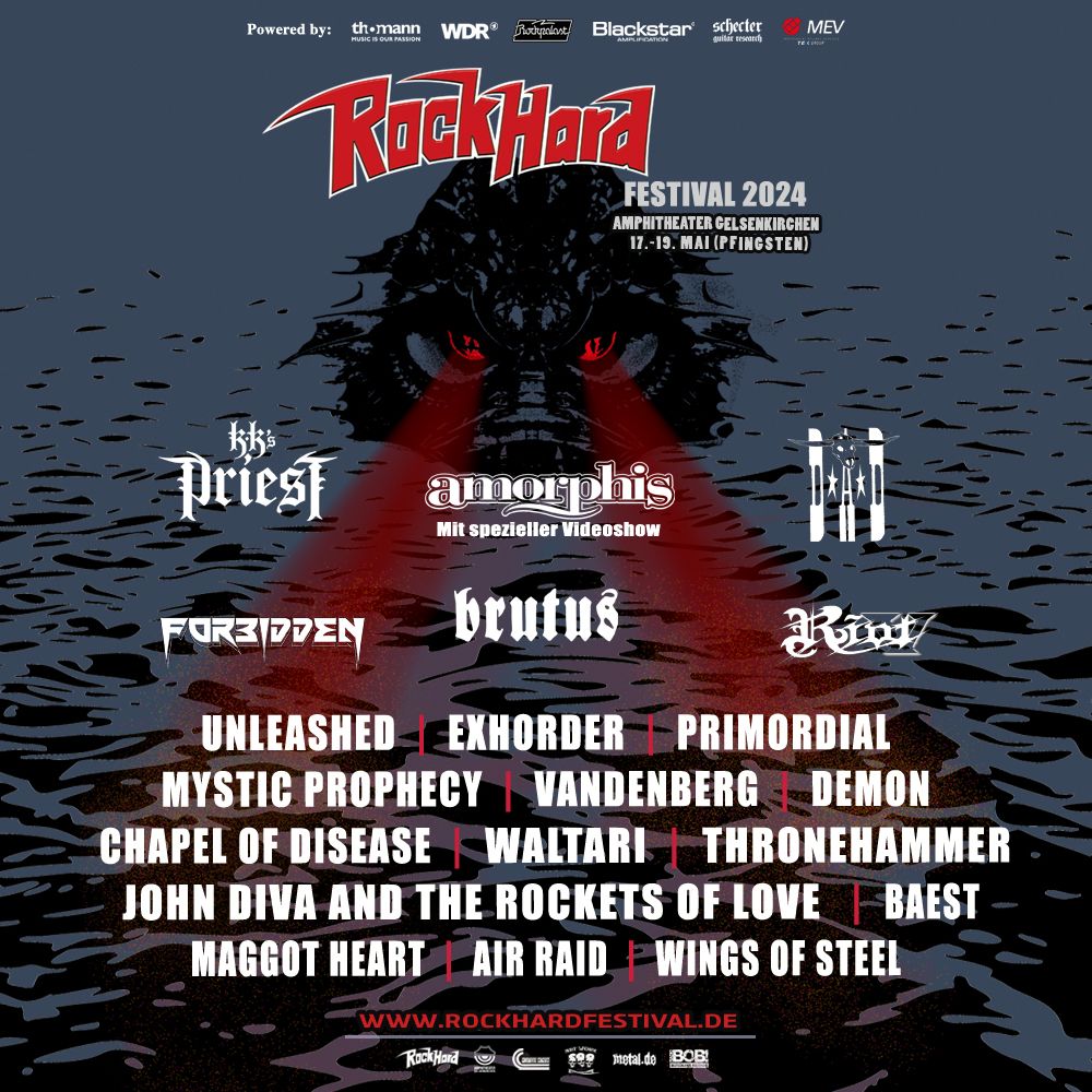 Rock Hard Festival 2024: Threshold fallen aus, Demon springen ein