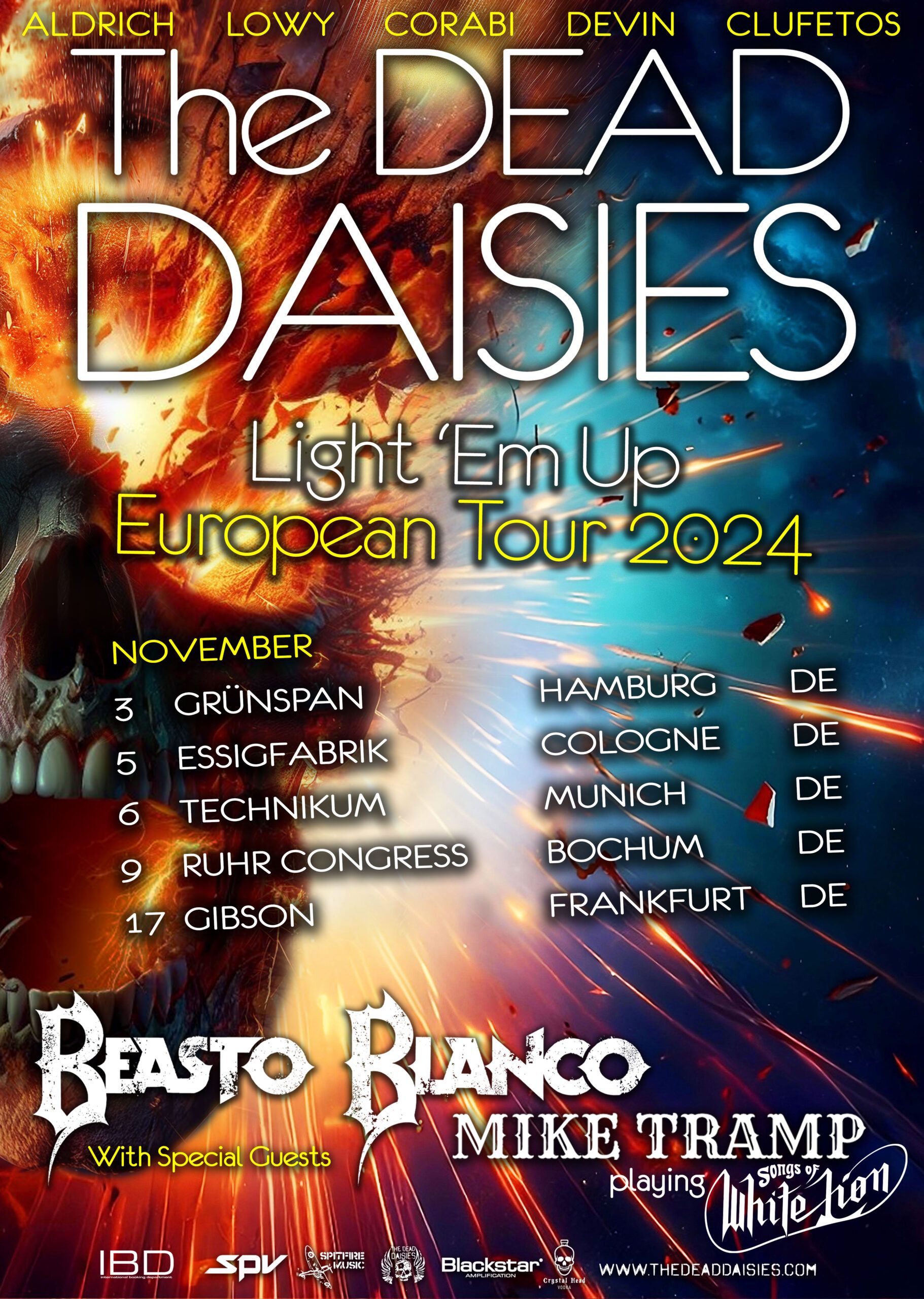 The Dead Daisies - 2024 - Tour