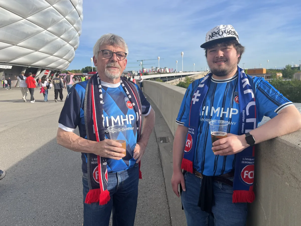 kellneralianz Hatten einen aufregenden Tag in der Allianz-Arena: die beiden FCH-Fans Steffen Kellner und Maximilian.