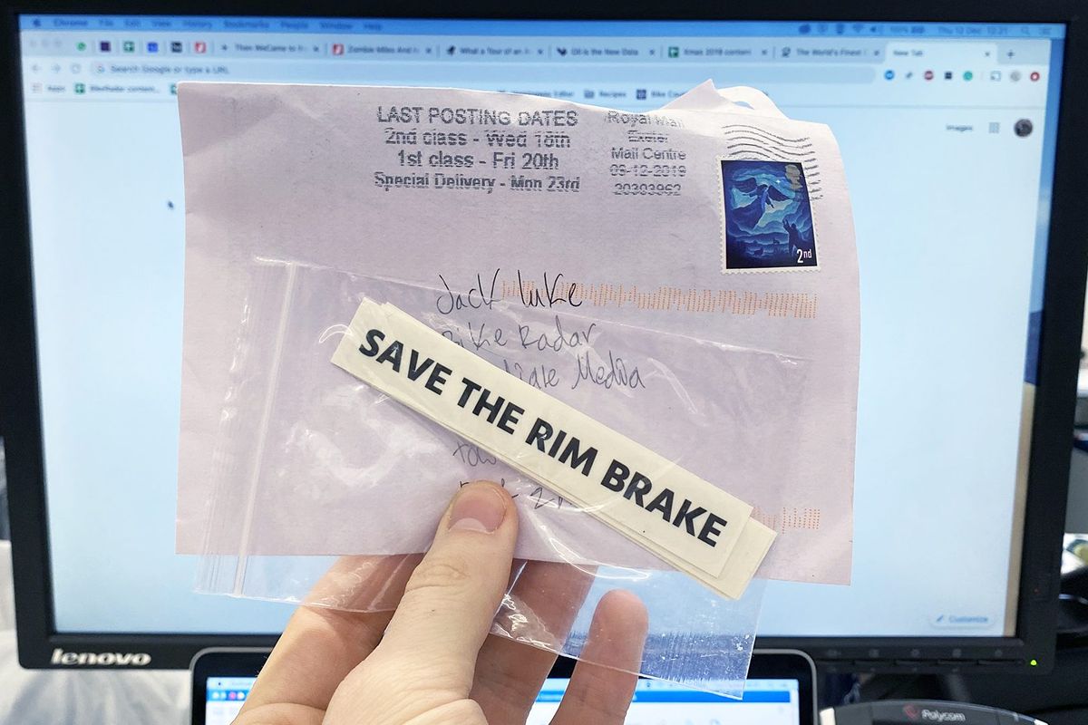 Save the Rim Brake stickers — rim vs disc brakes