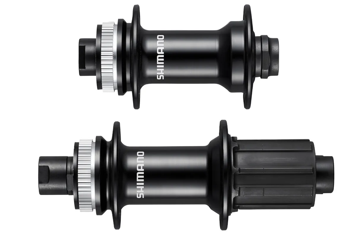 Front and rear bicycle hubs