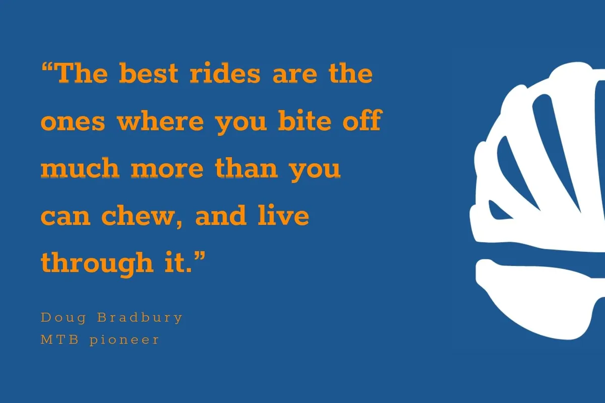 Doug Bradbury inspirational cycling quote