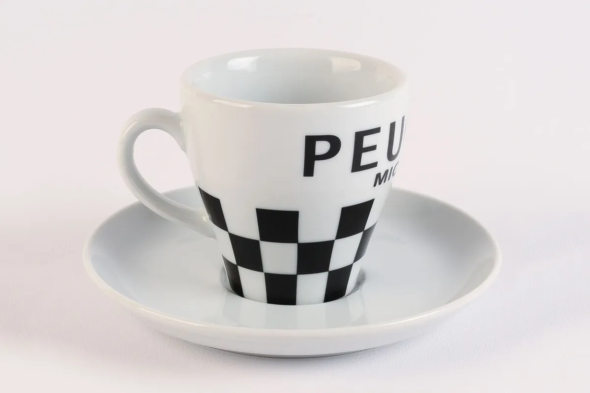 Peugeot cappuccino cup by cycling souvenirs