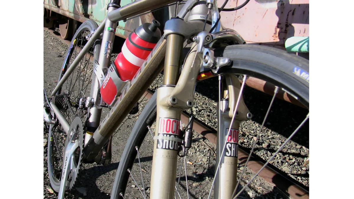 The RockShox Roubaix was an early attempt to put suspension on road bikes