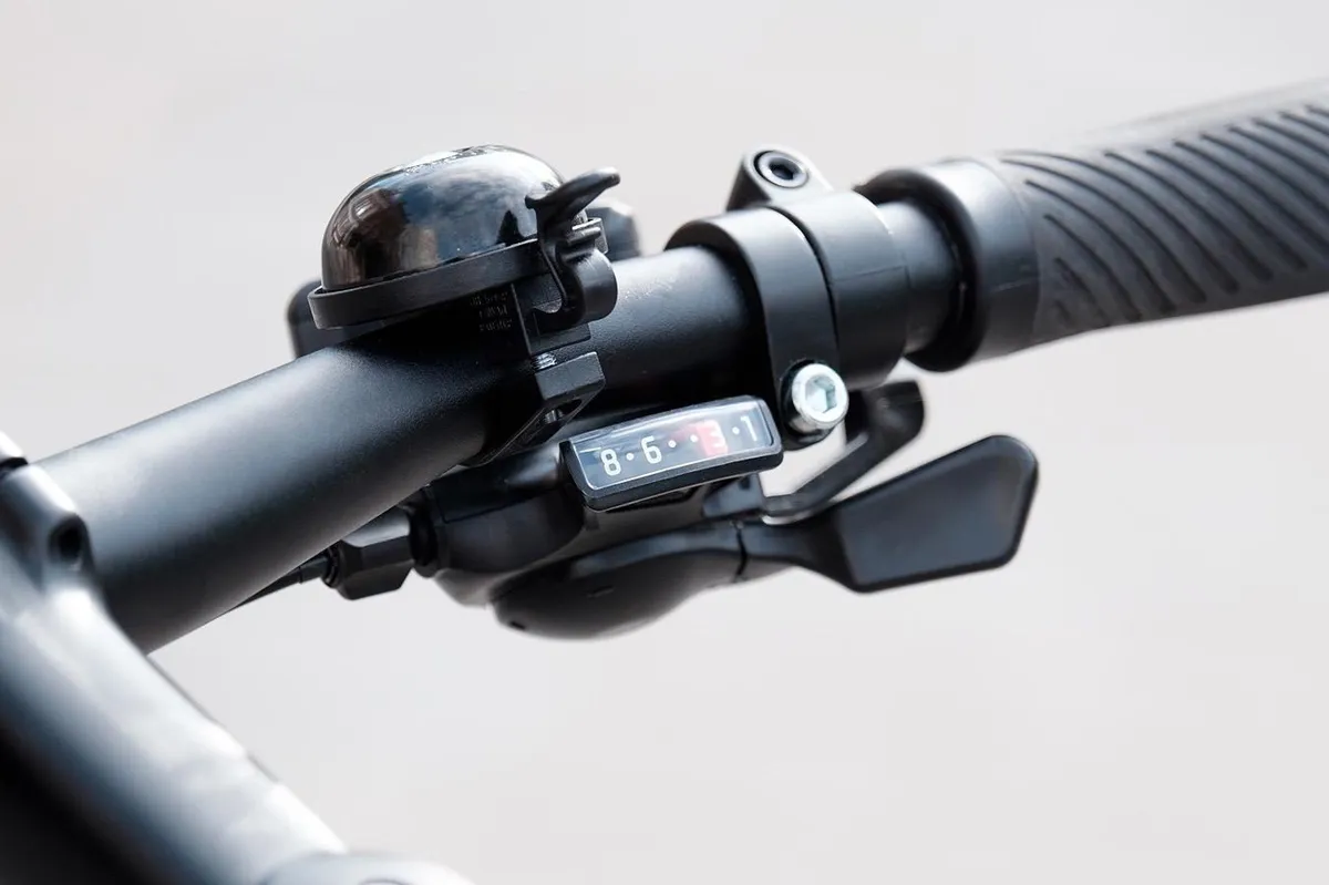 Trigger shifters on a Specialized Sirrus commuter bike