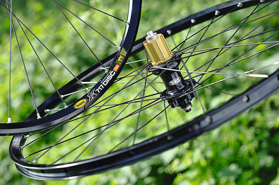 Hope Pro II on Mavic XC717 mountain bike wheelset
