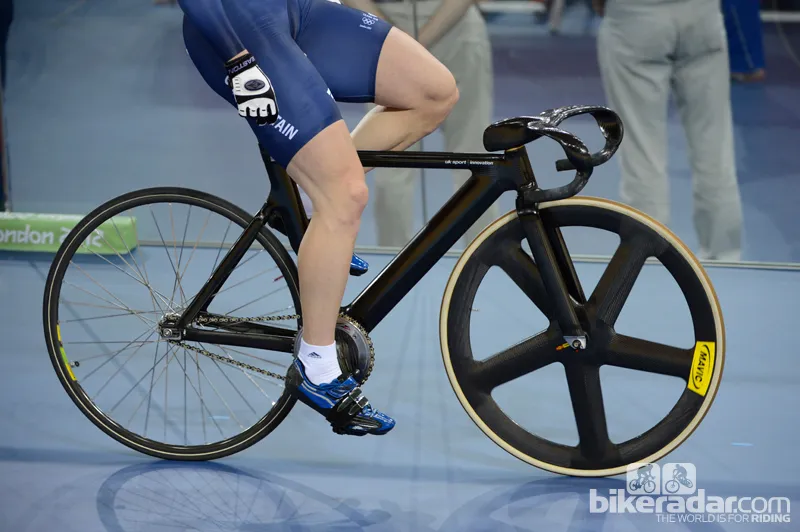 Mavic wheels, such as this iO, are heavily favoured by trackies of all nations
