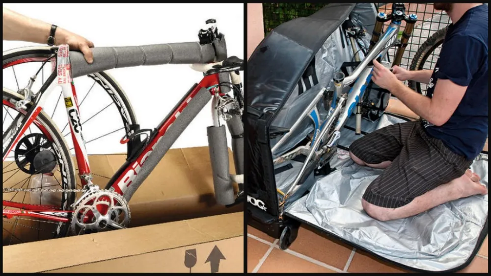 packing a road bike for air travel