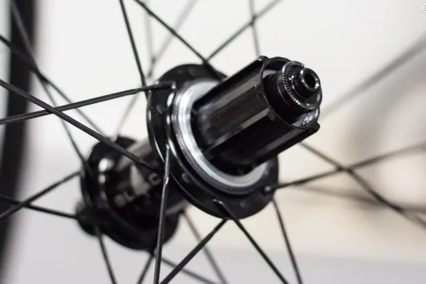 Shimano and Campagnolo options are available for all the wheels – the freehub clicks quietly