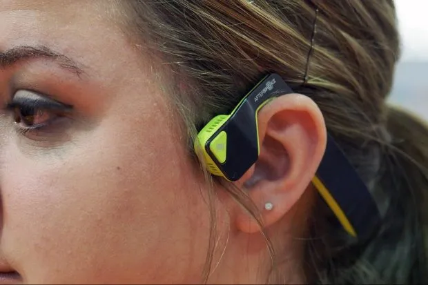Bone conduction headphones such as the Aftershokz Bluez 2 send sound through your skull to your inner ear, leaving the ear canal open to hear ambient noise for better safety