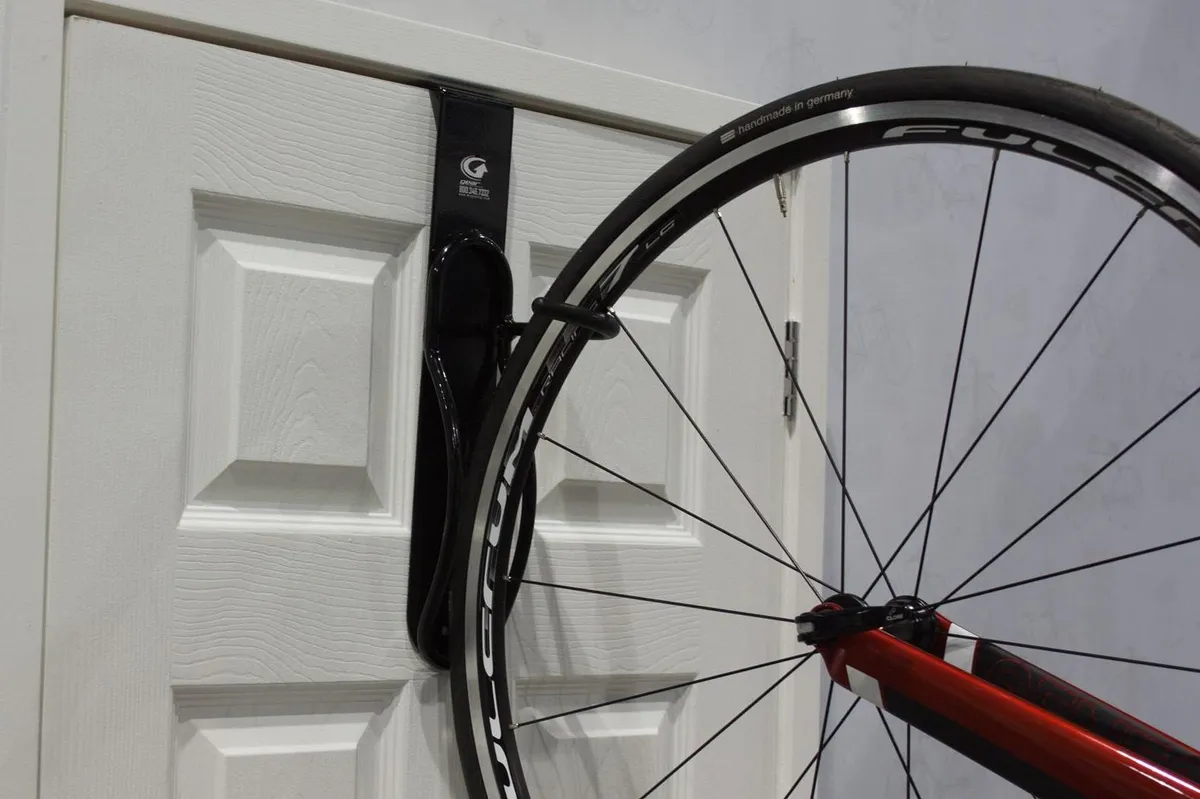 Gear Up’s Off the Door rack, which as its name suggests simply hangs off a door, is an option for renters short on space