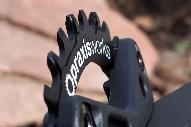 We're eager to try out the new Praxis narrow-wide 1x-specific chainrings, too