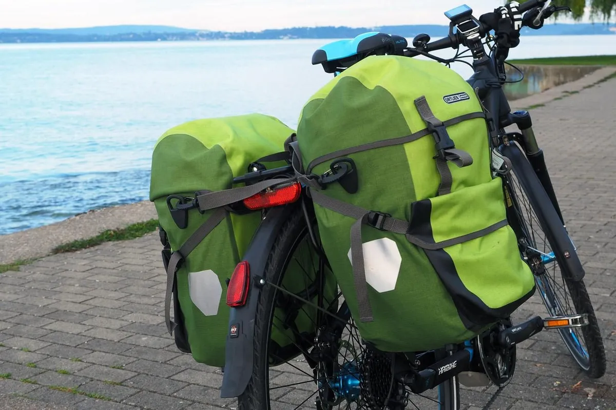 Ortlieb's Bike-Packer Plus panniers held enough gear for two weeks on the road - and their waterproof construction meant that I was prepared in the event of a downpour, too