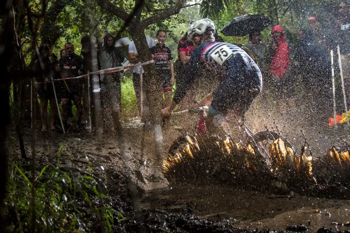 This writer's favorite part of CX racing is the mud