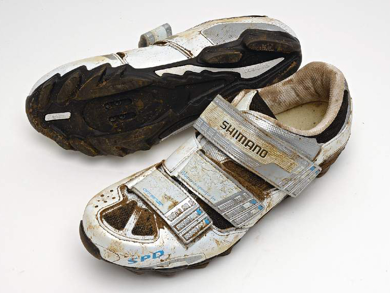 Chaussures Cyclisme Shimano WM60 Femme - Taille US 8,5 (EU 41) - Blanc Bleu - Occasion Fonctionnelle