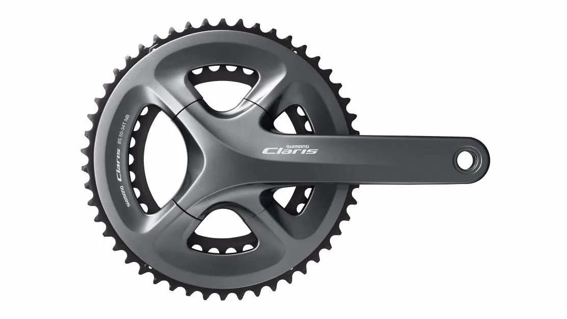 The latest Claris R2000 groupset borrows design cues from its more expensive siblings