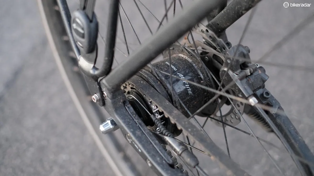 The Alfine hub gear requires patience at times but does suit the overall feel of the bike
