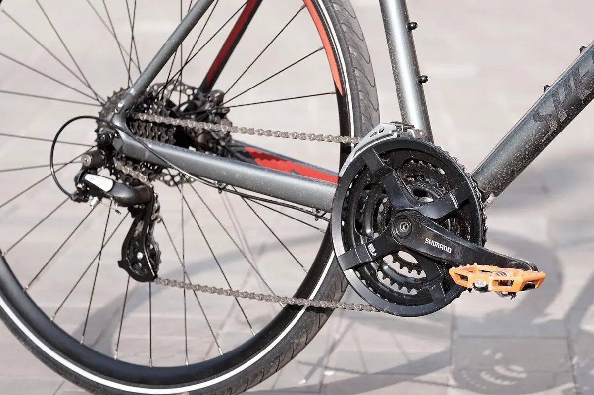 This is the kind of drivetrain you're most likely to encounter on your bike