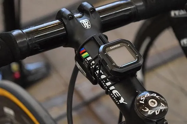 Some riders opt for the entry-level Garmin Edge 25 computer