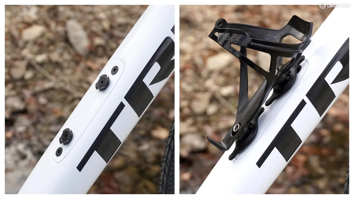 Clever indeed — the bespoke 'CrossLock' bottle cage system means easy-on, easy-off for hydration