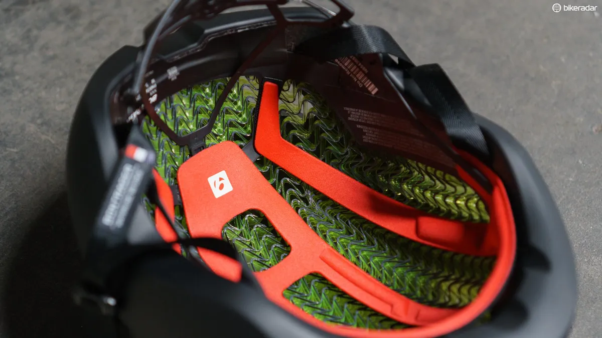 The liner is said to add, on average, 53g to a helmet