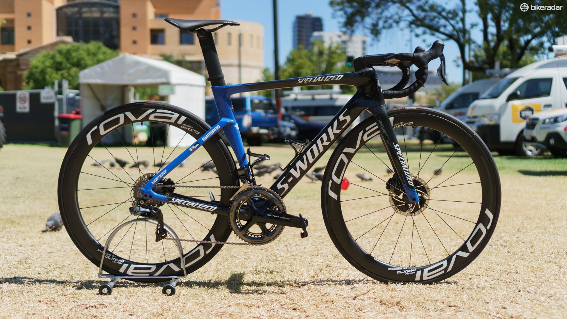 Elia Viviani's Specialized S-Works Venge and Tarmac Disc — gallery ...