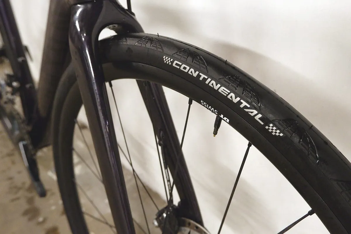 Continental tyres in a decent width add comfort and traction
