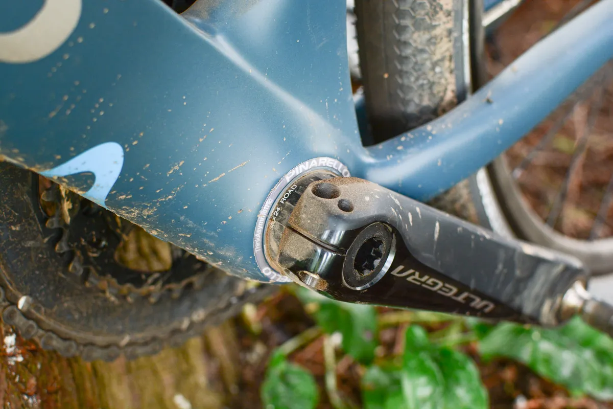 Italian bottom bracket fitted to Pinarello gravel bike