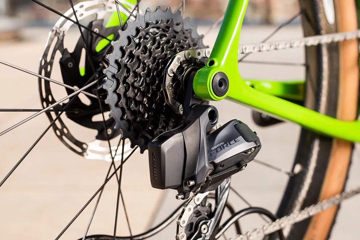 The Force eTap AXS rear mech uses the same motors and chipset as RED, and performs just as well