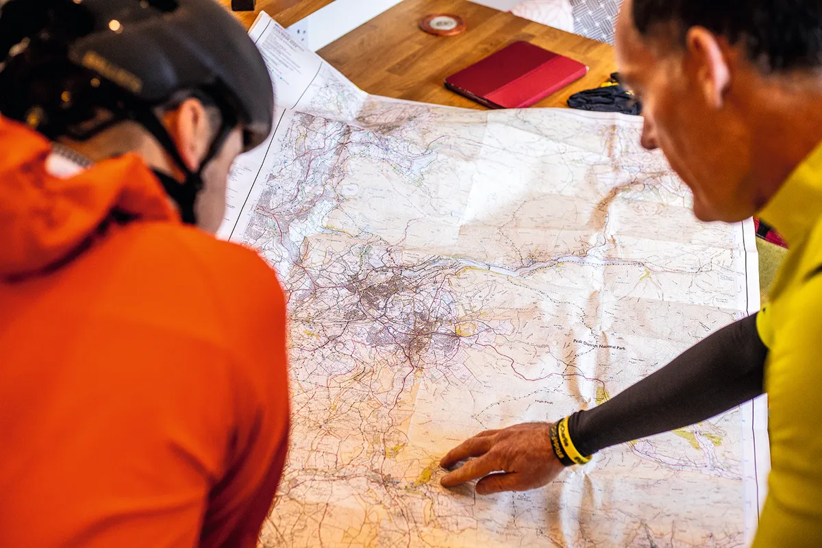 Planning gravel rides with Ordnance Survey maps