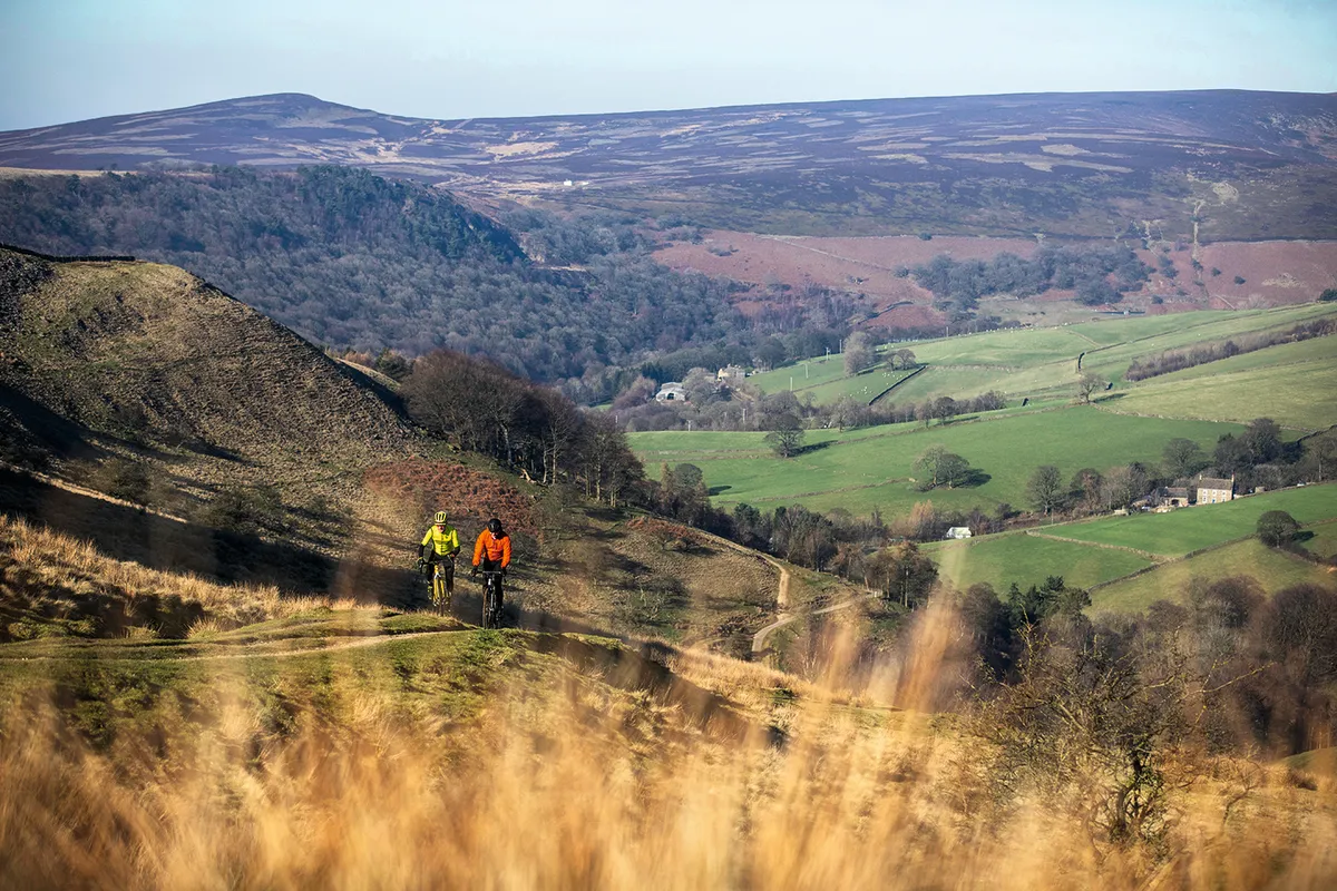 Climbing the hills of the Peak District on gravel bikes