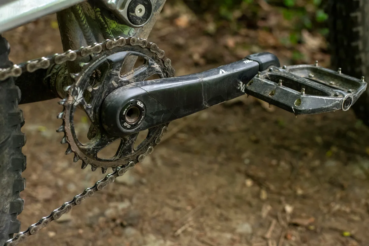 Carbon SRAM Descendant mountain bike pedal cranks