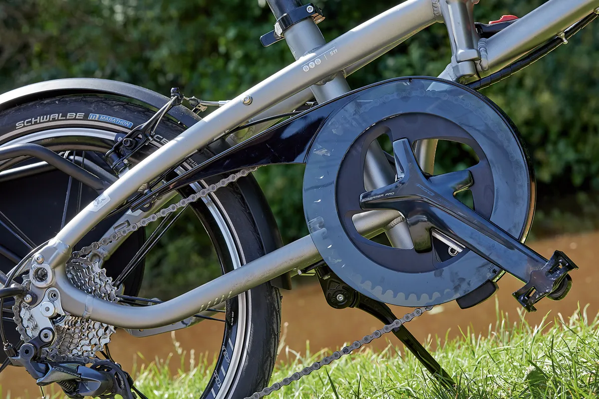 Gossamer chainset on a tern folding bike