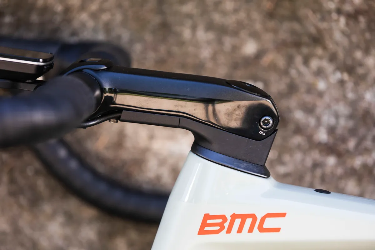 BMC's ICS stem on BMC Roadmachine 01 road bike