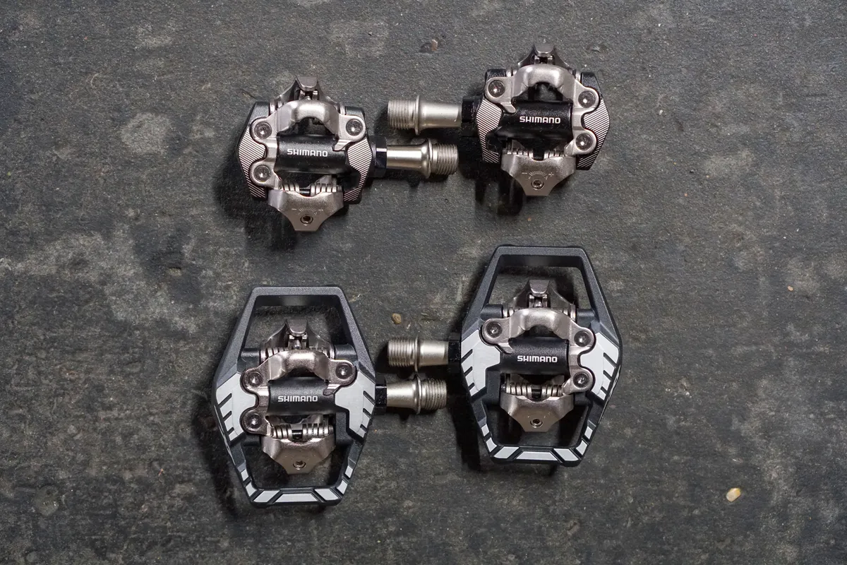 Shimano XT M8100 and M8120 pedals
