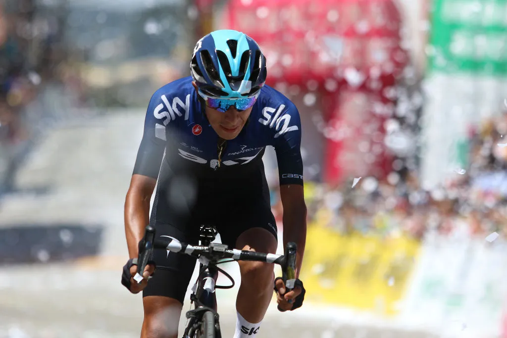 Egan Bernal of Colombia (pictured here at the 2019 Tour of Colombia)