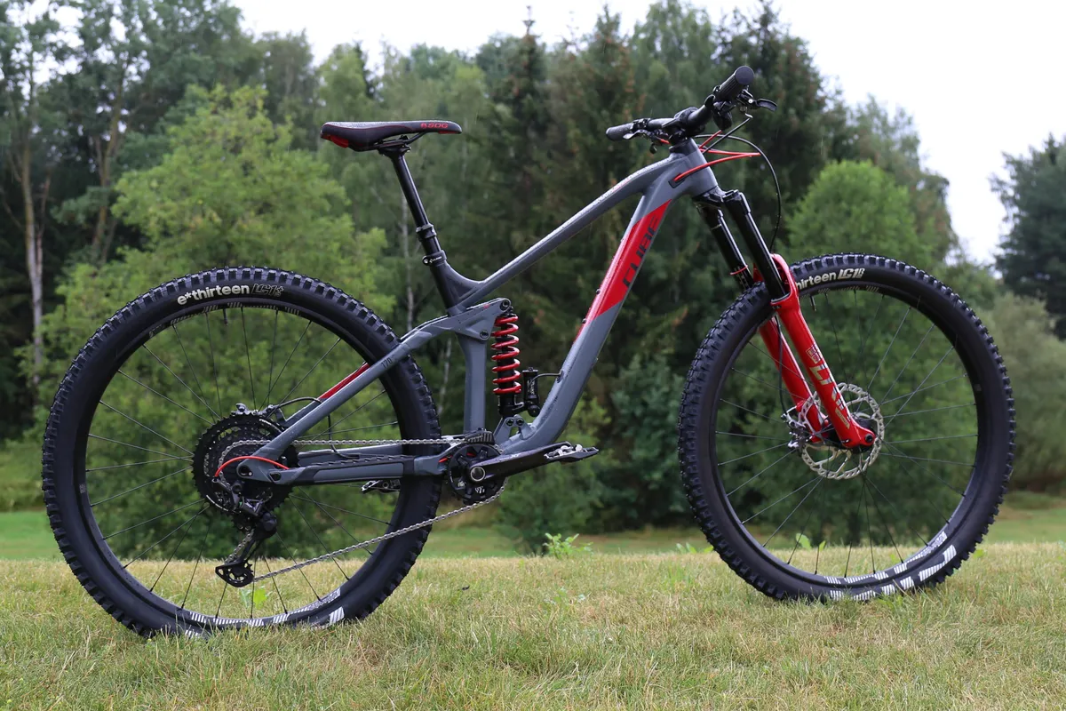 The CUBE Stereo 170 TM 29 is a mean looking bike that is ready to tear up the trails