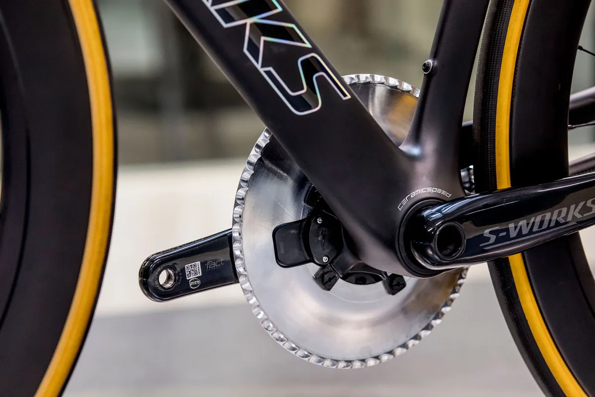 'Chainring' of chainless concept drivetrain