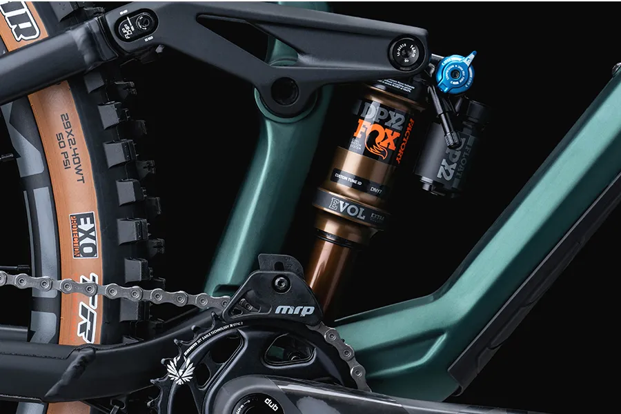 Geometry flip switch and rear suspension