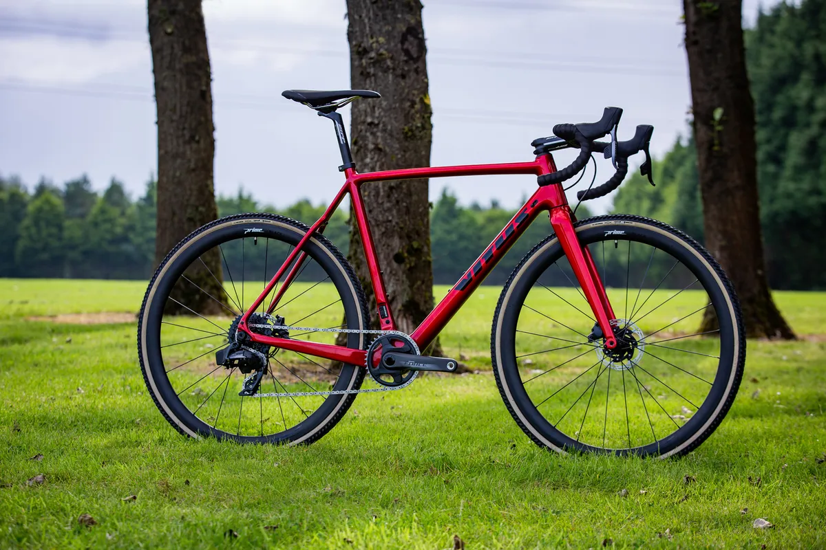 Vitus Energie CRX eTap 2020 bike in red