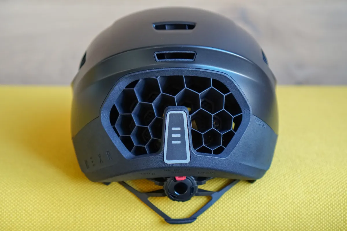 Hexr 3D printed helmet back