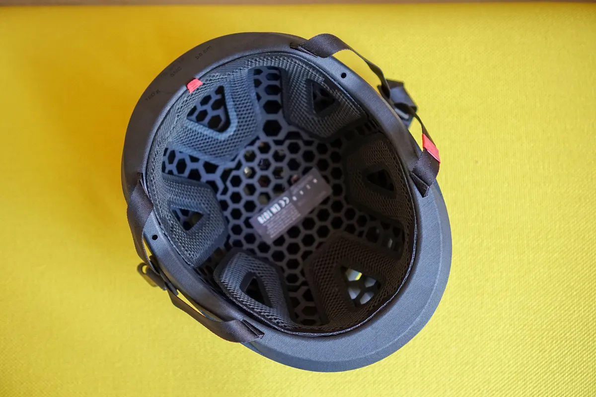 Hexr 3D printed helmet interior