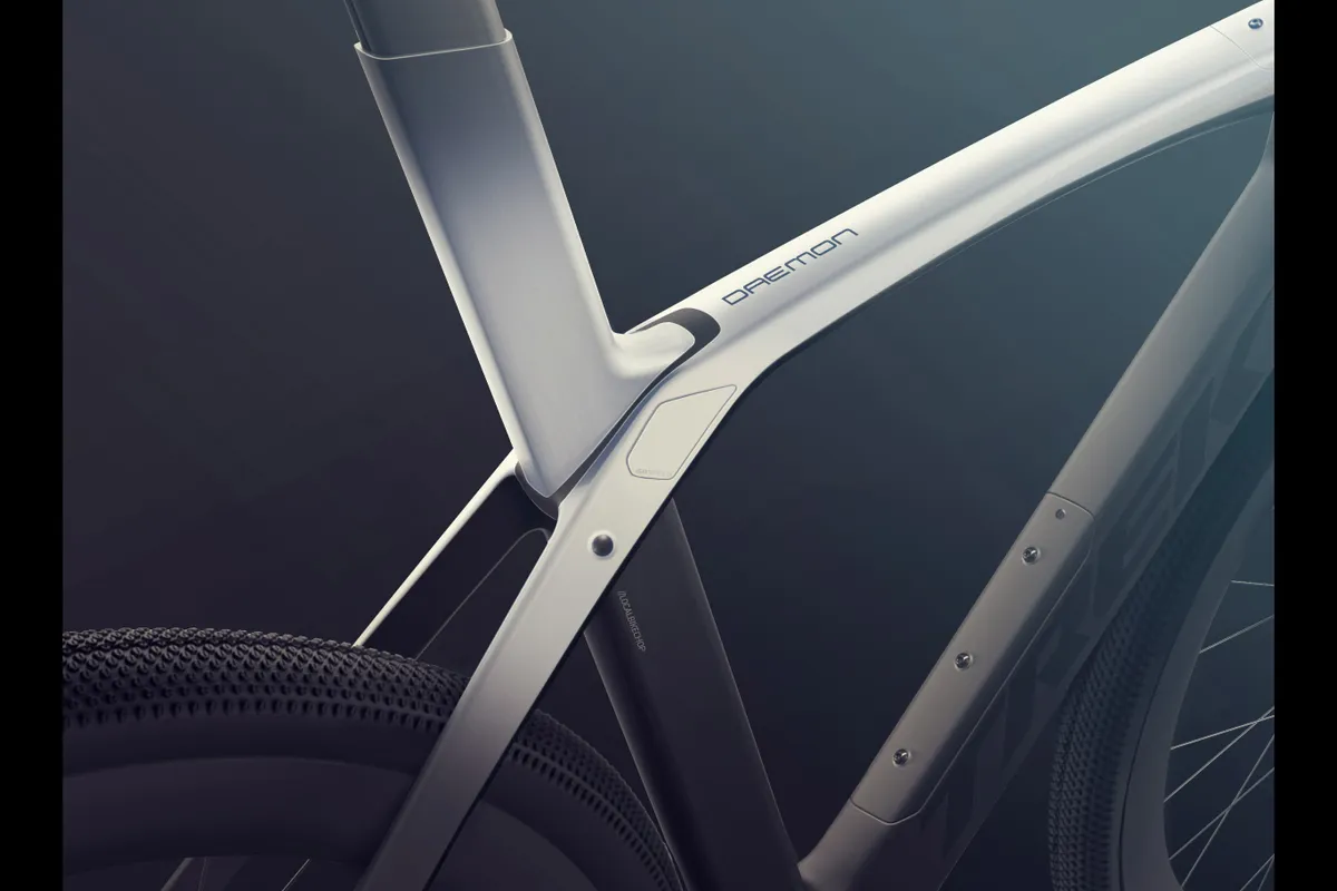 IsoSpeed seat tube decoupler on concept bike render