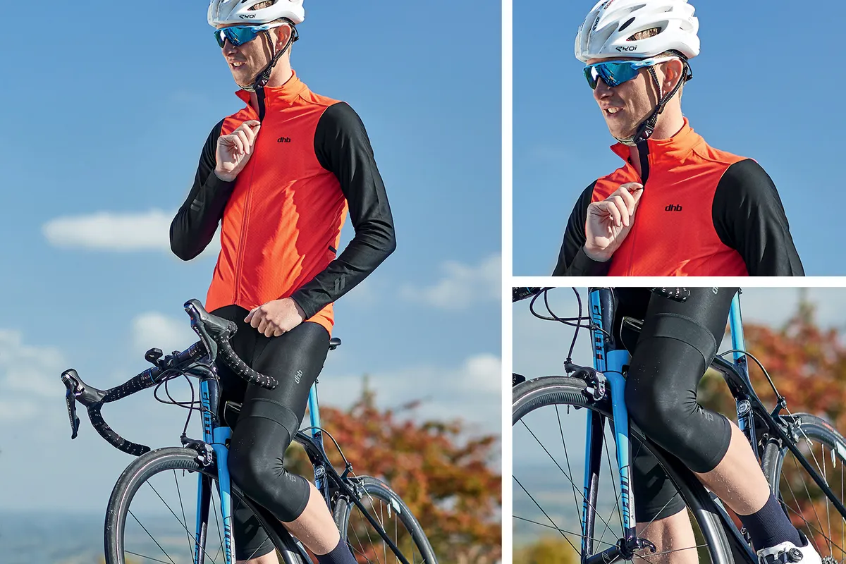autumn outfit - jersey, bib short and knee warmers from DHB