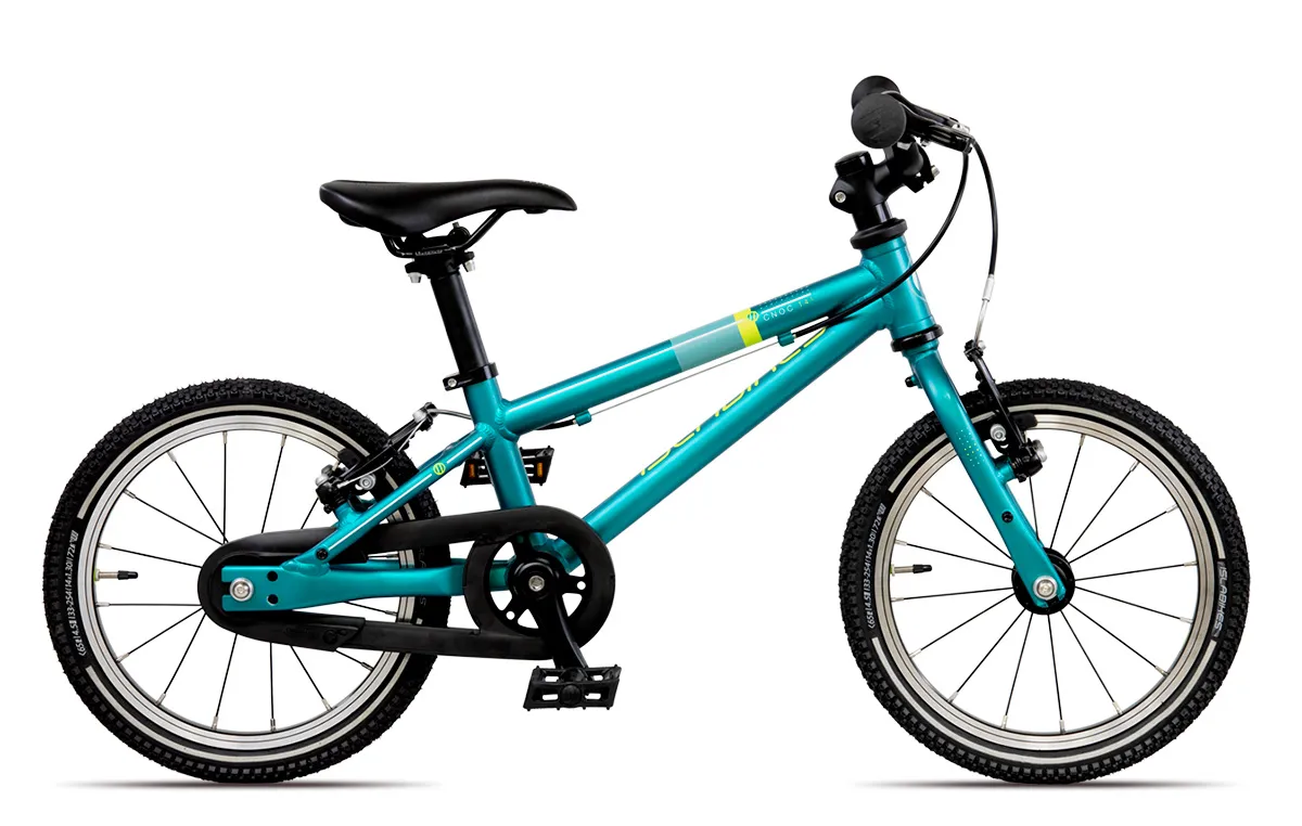 The Islabikes Cnoc 14 in teal