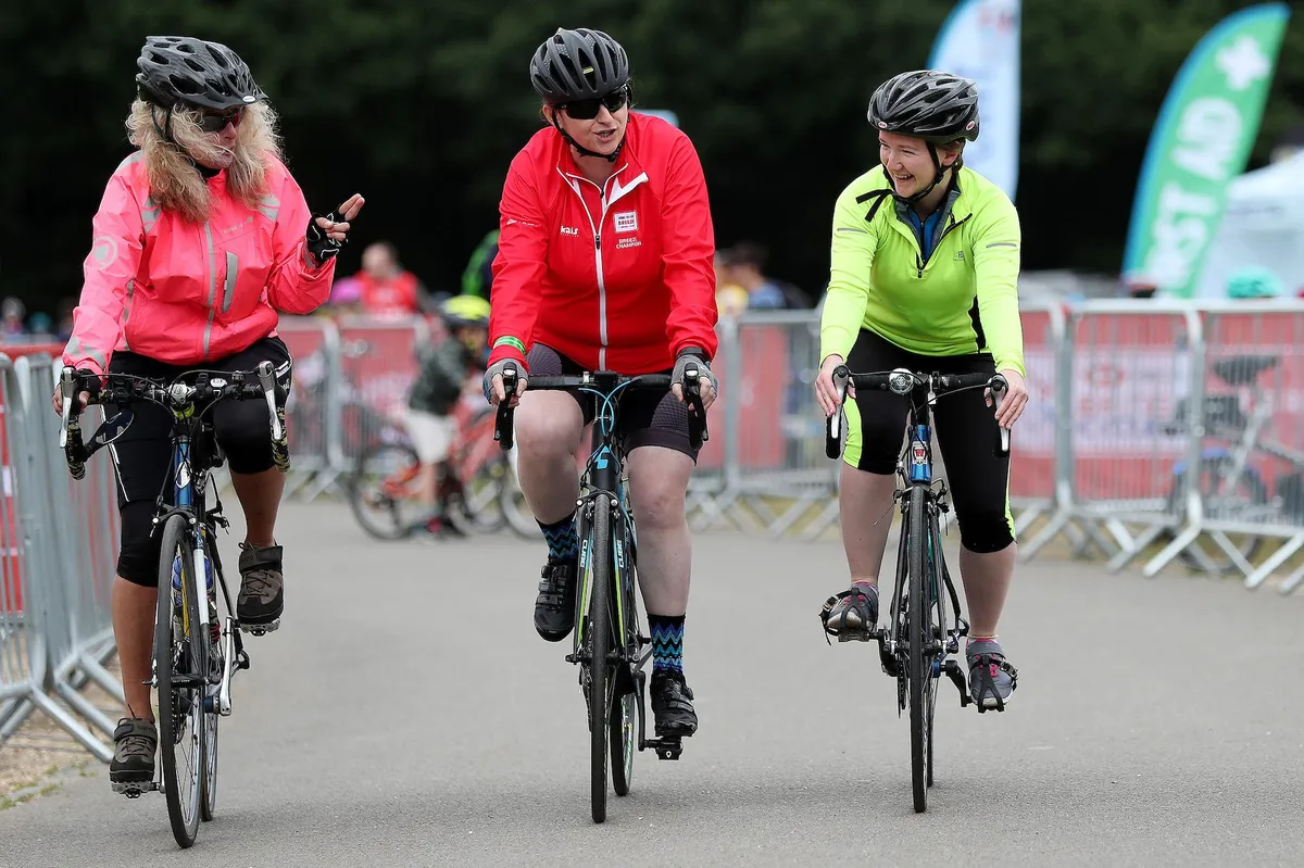 HSBC UK Let's Ride Southampton, female cyclists