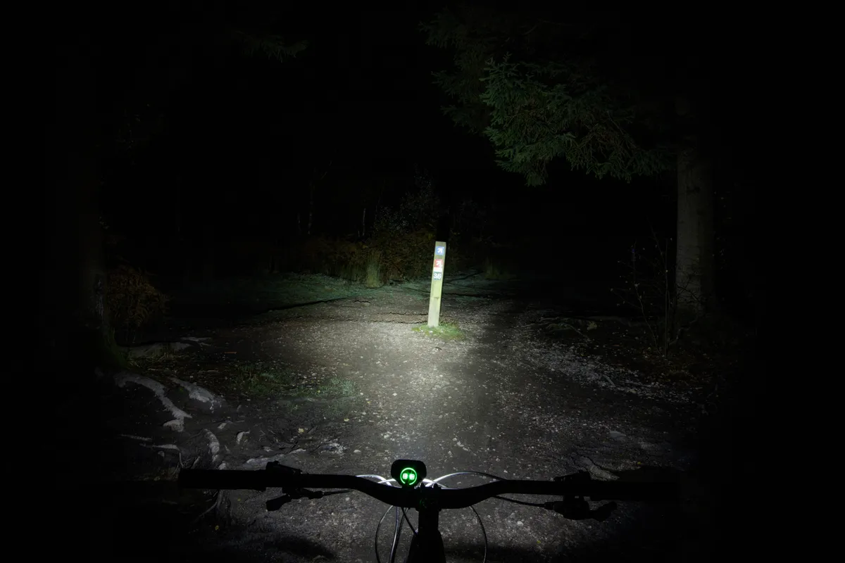Tumble & Fall Halo bicycle light beam pattern