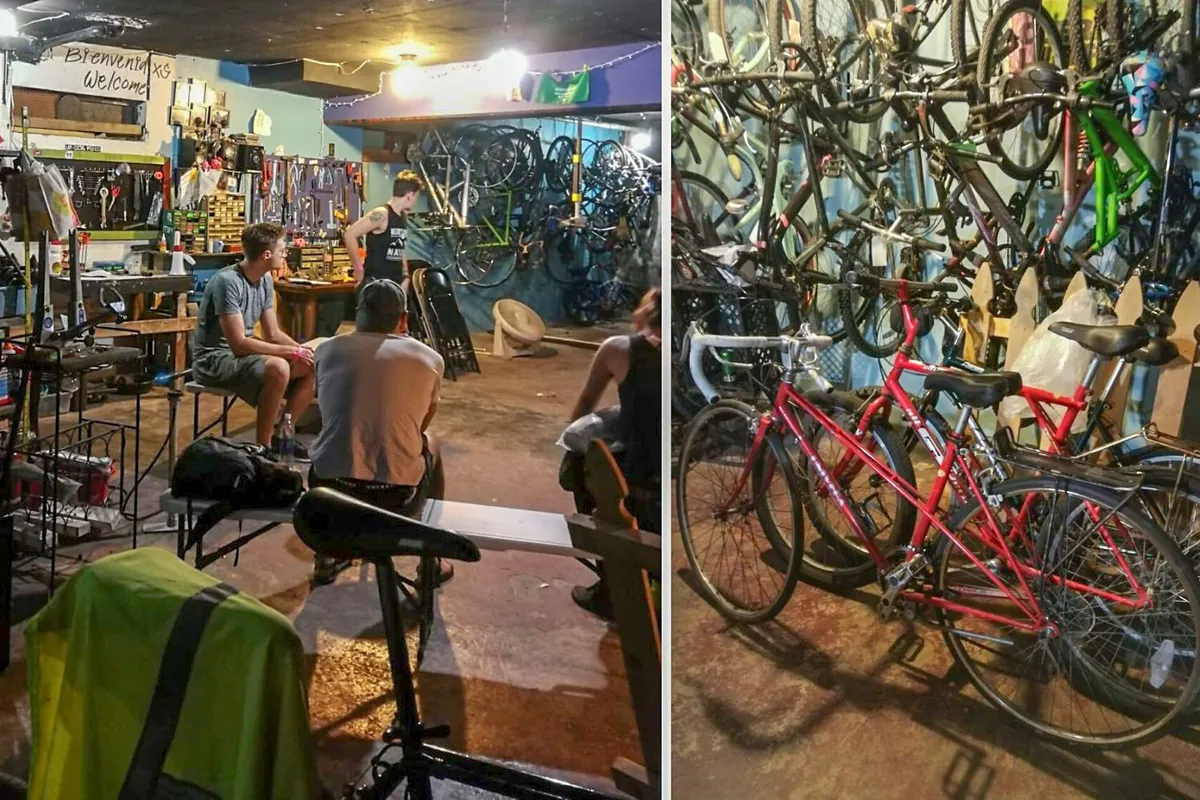 Bicis Disidentes Tijuana donated bikes