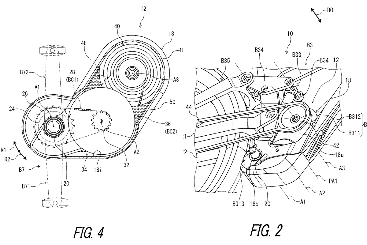 Figures 2 and 4 from Patent US 2019 / 0011037 A1